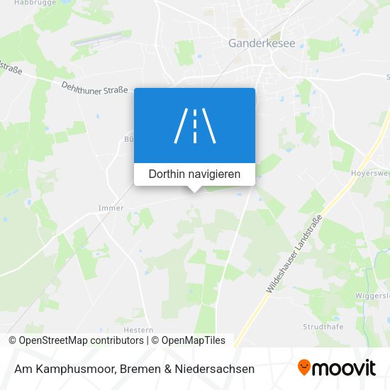 Am Kamphusmoor Karte