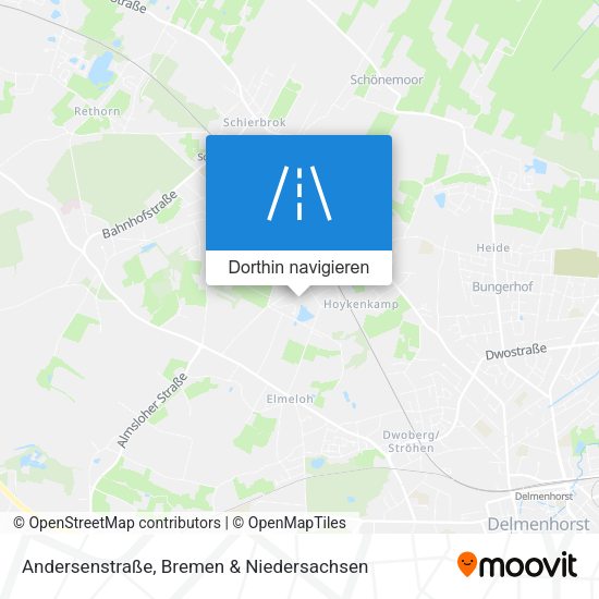 Andersenstraße Karte