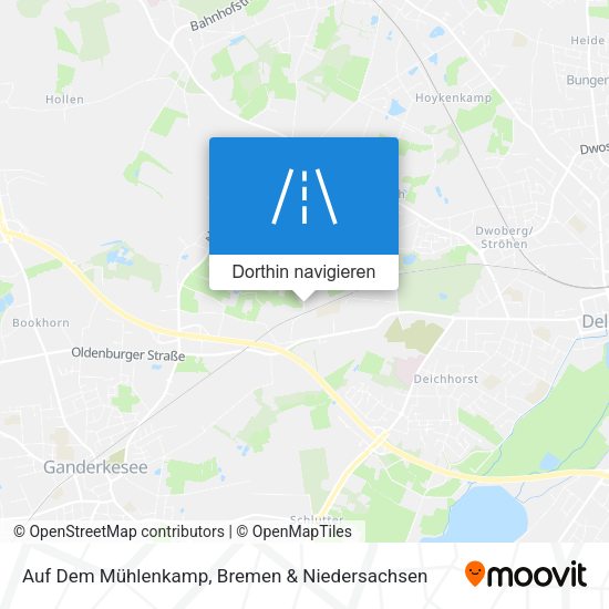 Auf Dem Mühlenkamp Karte