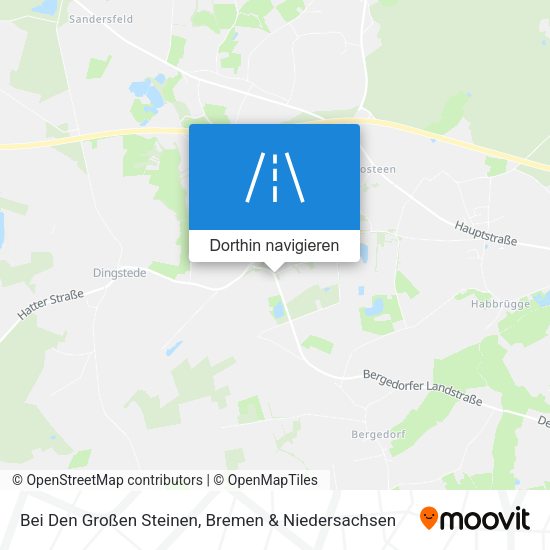 Bei Den Großen Steinen Karte