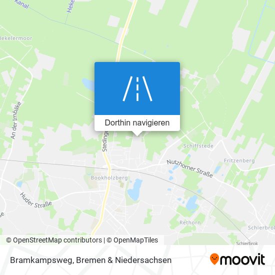 Bramkampsweg Karte