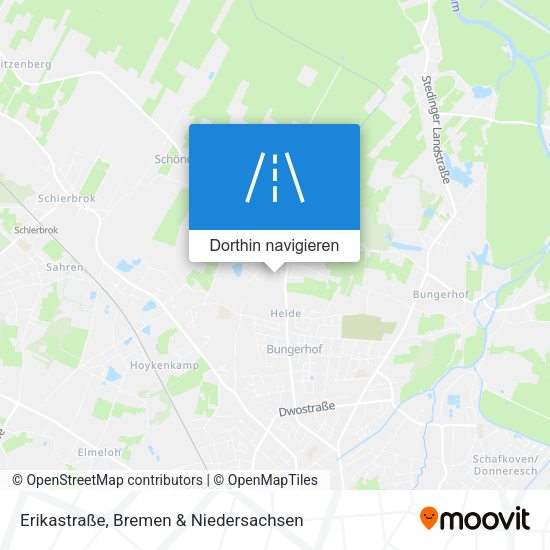 Erikastraße Karte