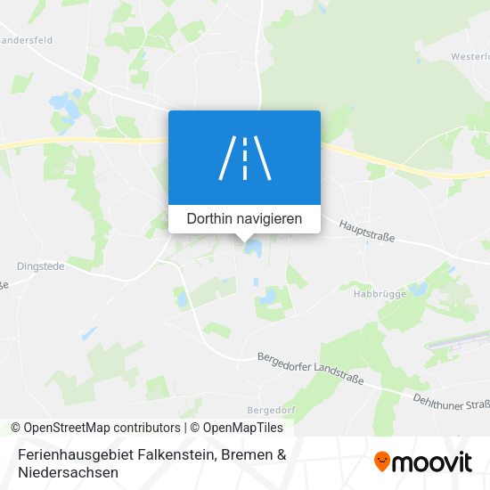 Ferienhausgebiet Falkenstein Karte