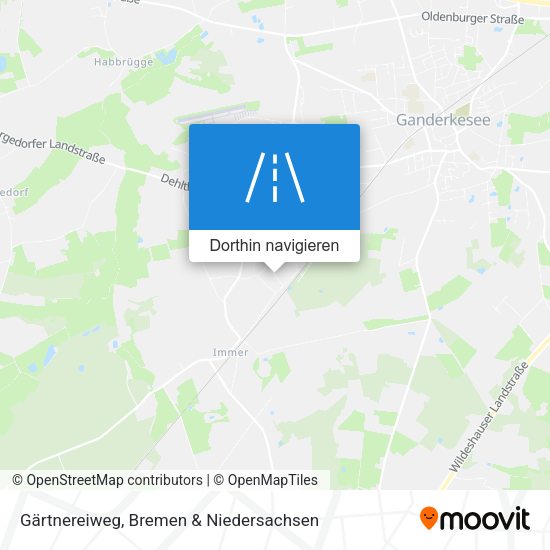 Gärtnereiweg Karte