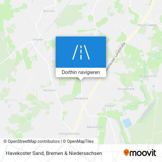 Havekoster Sand Karte