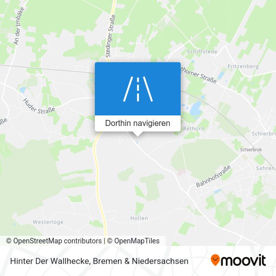 Hinter Der Wallhecke Karte