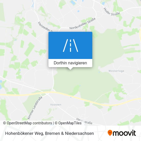 Hohenbökener Weg Karte