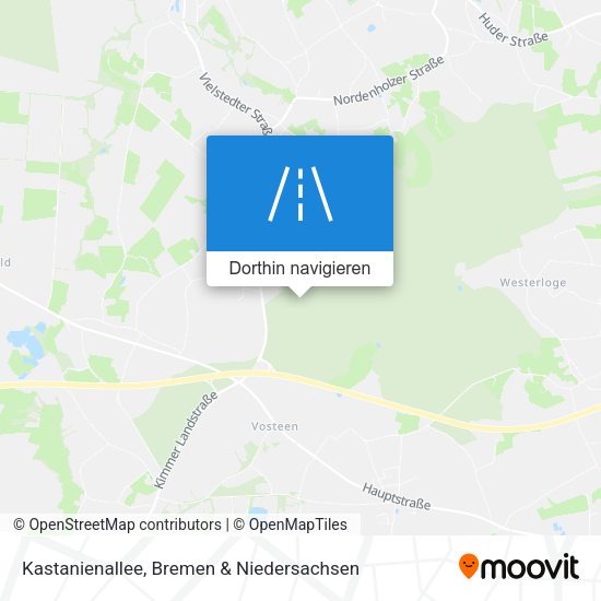 Kastanienallee Karte