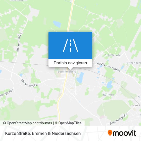 Kurze Straße Karte