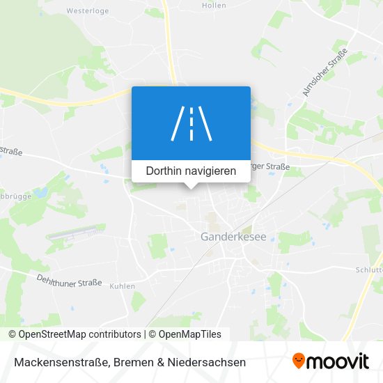Mackensenstraße Karte