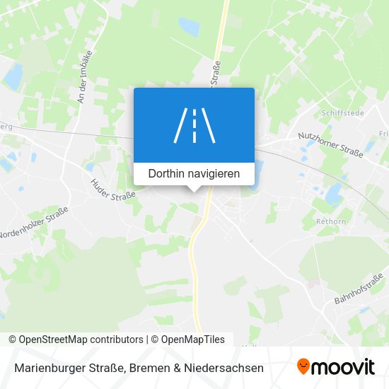 Marienburger Straße Karte
