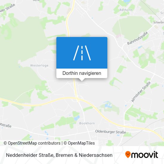 Neddenheider Straße Karte