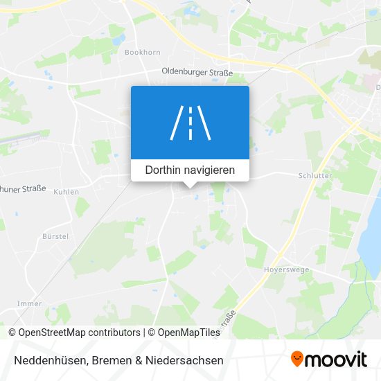 Neddenhüsen Karte