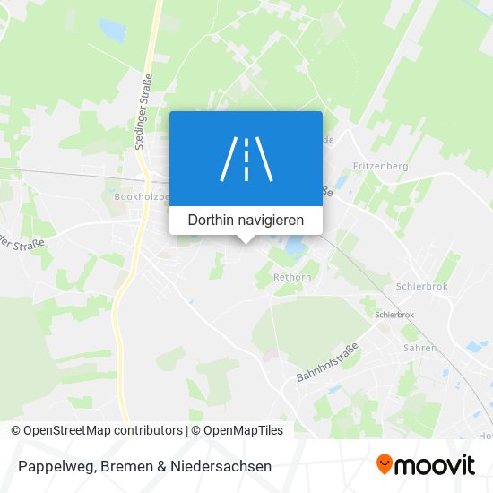 Pappelweg Karte