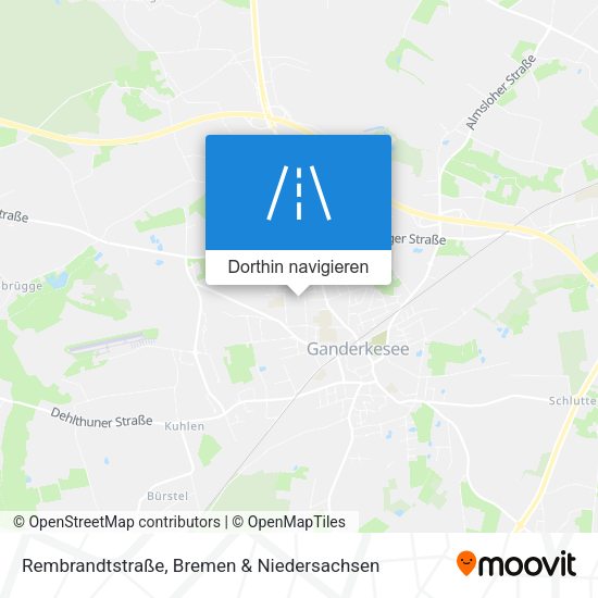 Rembrandtstraße Karte