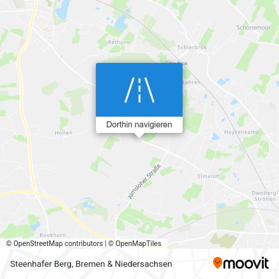Steenhafer Berg Karte