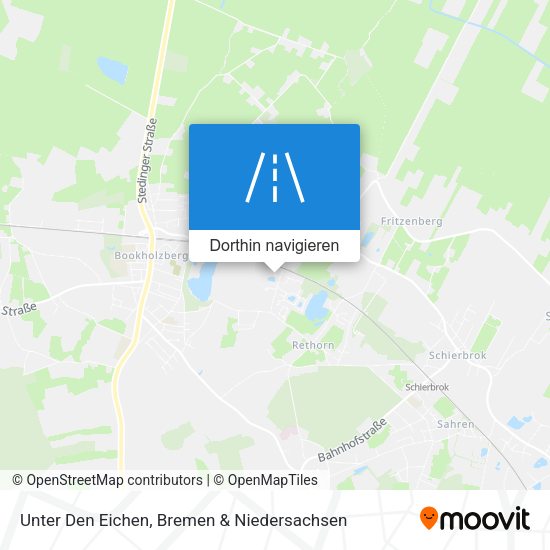 Unter Den Eichen Karte