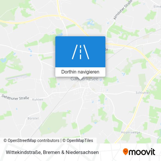 Wittekindstraße Karte