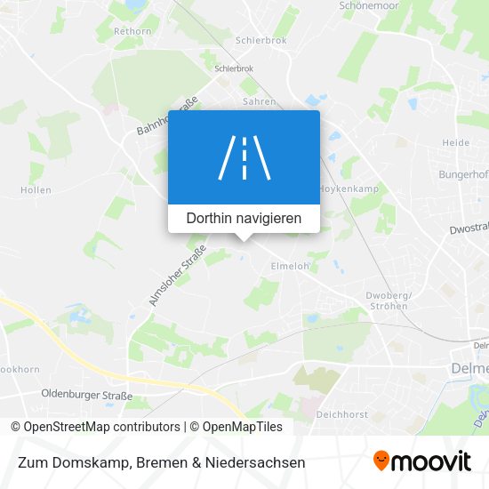 Zum Domskamp Karte