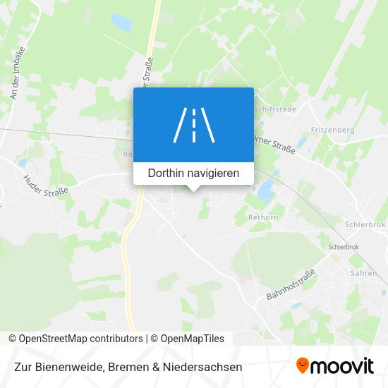 Zur Bienenweide Karte