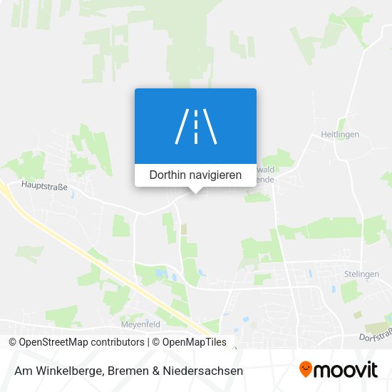 Am Winkelberge Karte