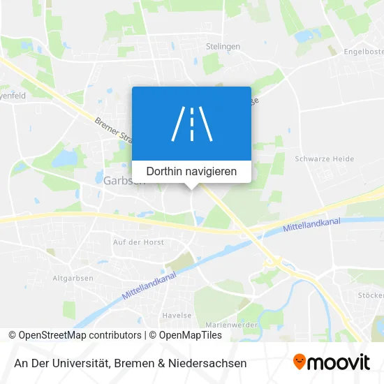 An Der Universität Karte
