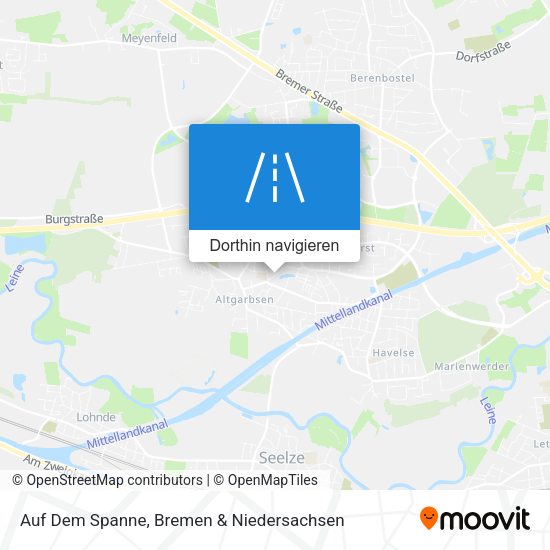 Auf Dem Spanne Karte