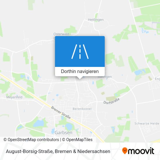 August-Borsig-Straße Karte