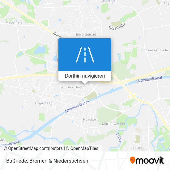 Baßriede Karte