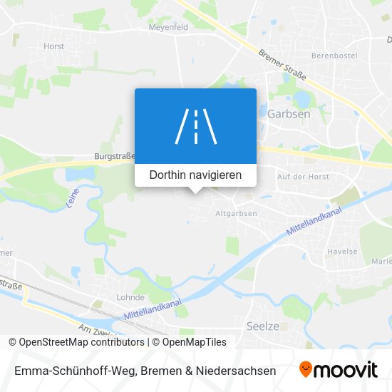 Emma-Schünhoff-Weg Karte
