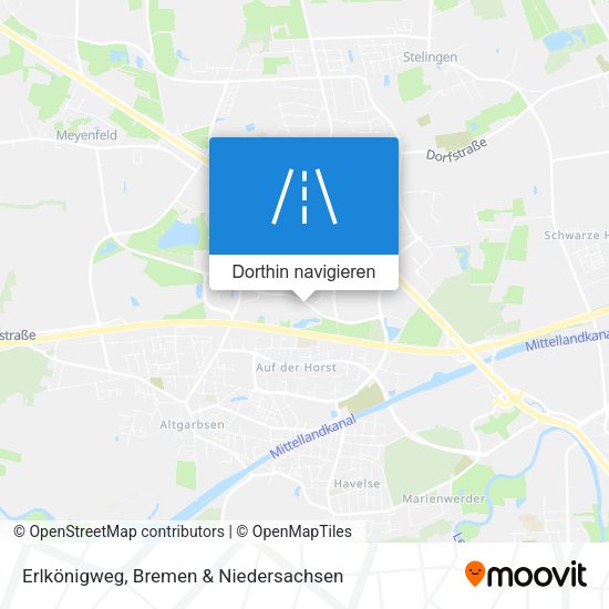 Erlkönigweg Karte