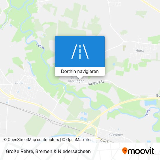 Große Rehre Karte
