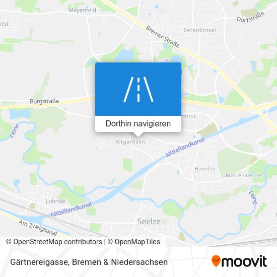 Gärtnereigasse Karte