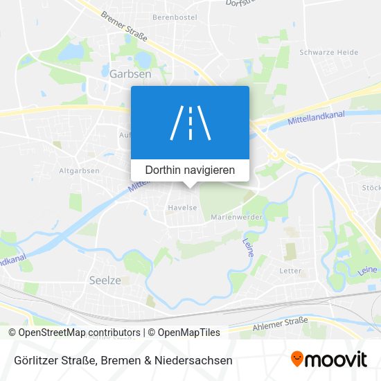 Görlitzer Straße Karte