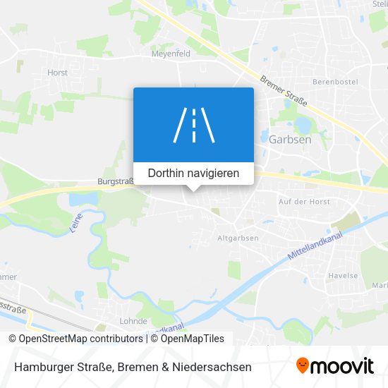 Hamburger Straße Karte