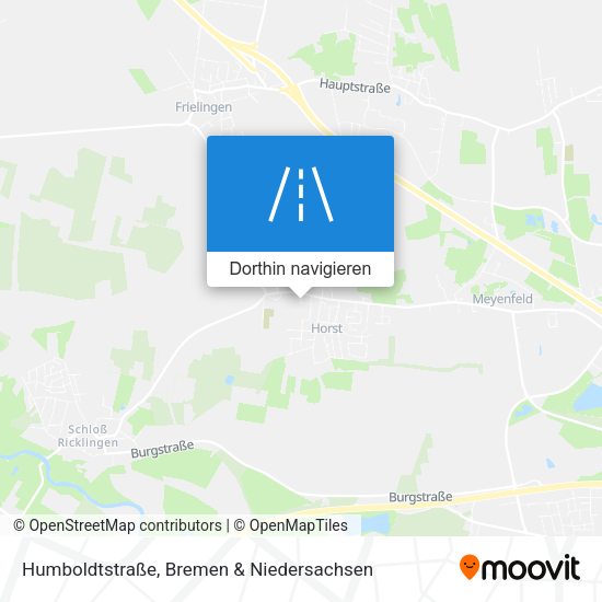 Humboldtstraße Karte