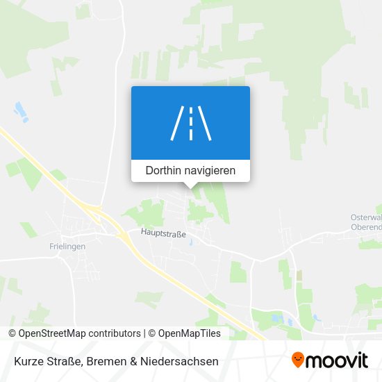 Kurze Straße Karte