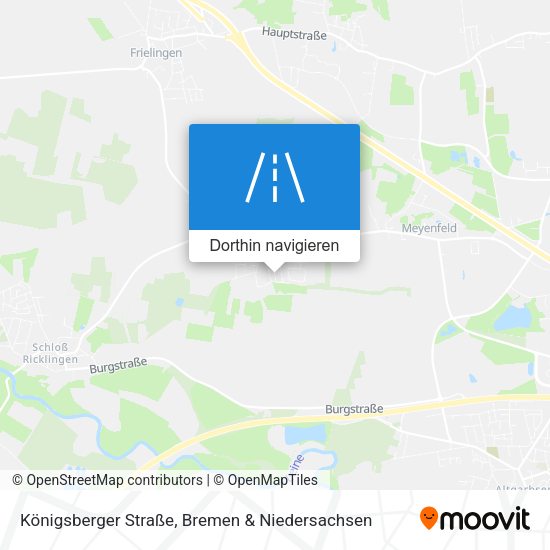 Königsberger Straße Karte