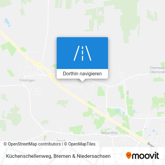 Küchenschellenweg Karte