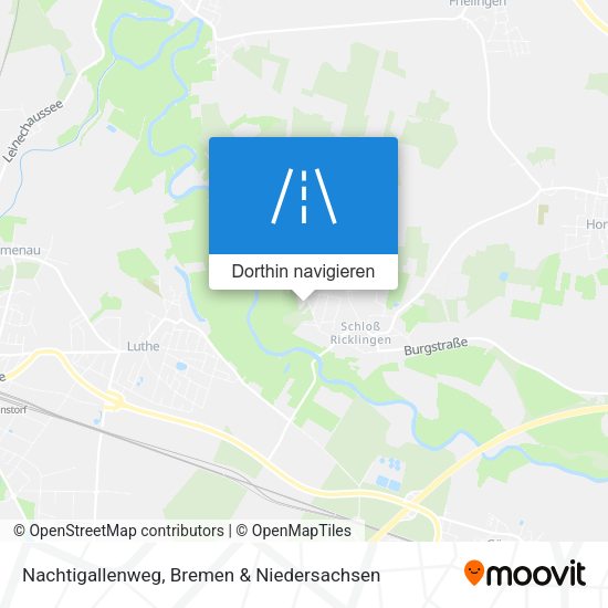 Nachtigallenweg Karte