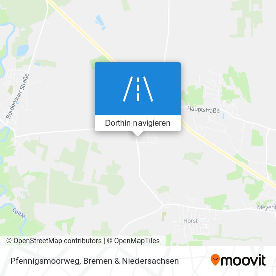 Pfennigsmoorweg Karte