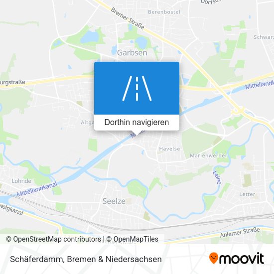 Schäferdamm Karte