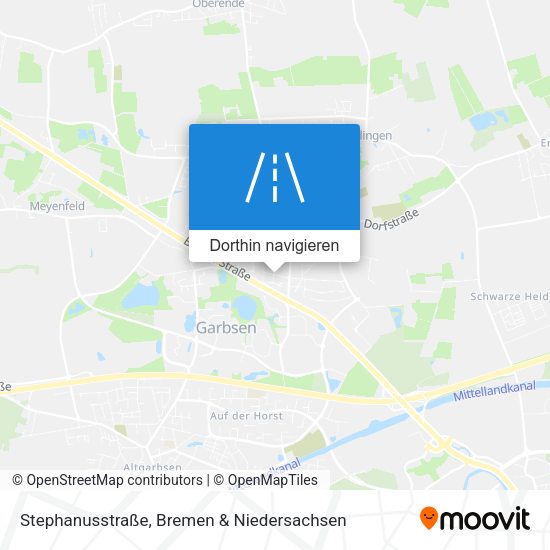 Stephanusstraße Karte