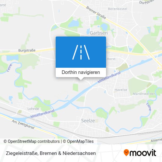 Ziegeleistraße Karte