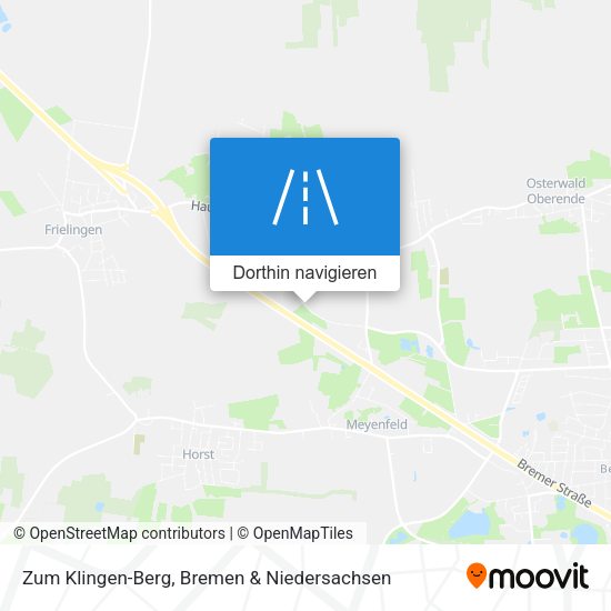 Zum Klingen-Berg Karte