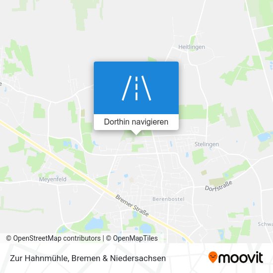 Zur Hahnmühle Karte