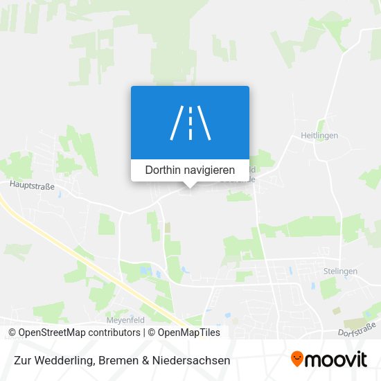 Zur Wedderling Karte