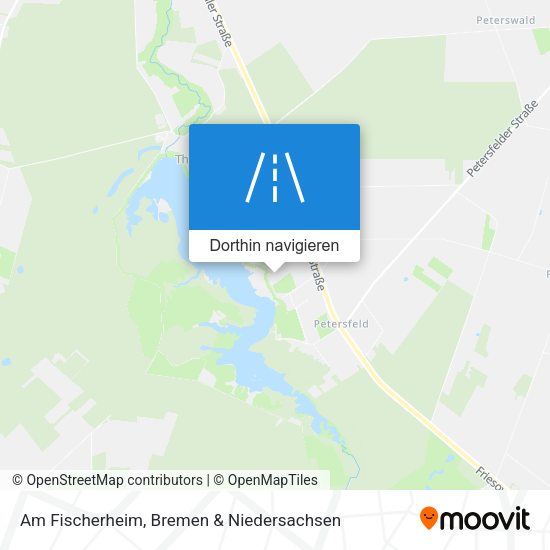 Am Fischerheim Karte