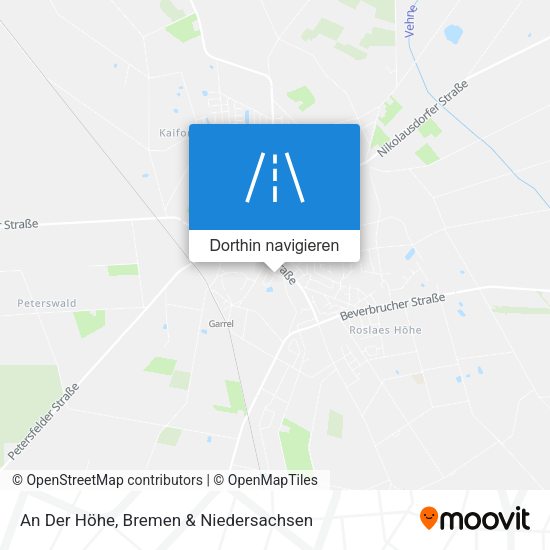 An Der Höhe Karte