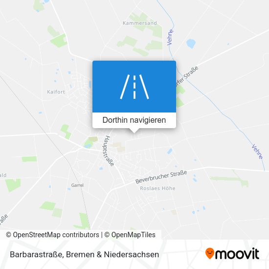 Barbarastraße Karte